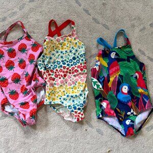 Set of Three Swimsuits- Boden & Hanna Anderrson Size 5/4-5